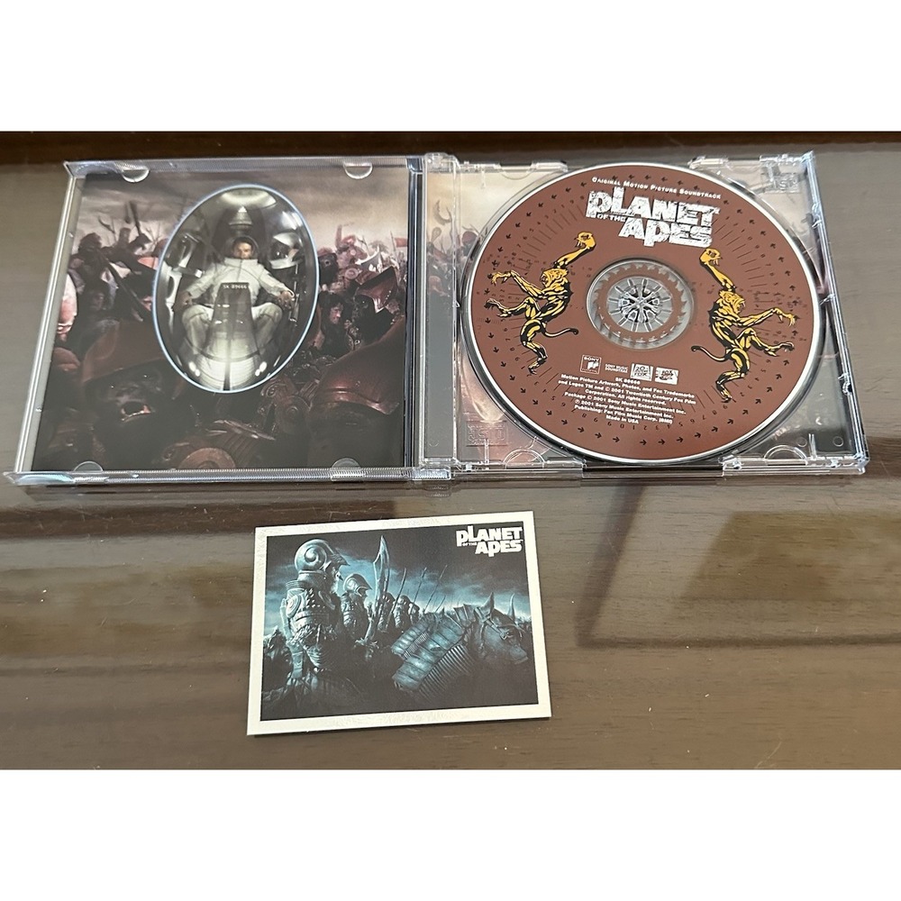 Planet of the Apes Original Motion Picture Soundtrack CD 2001 Collectible Card